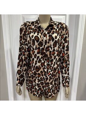 RABE LEOPARD PRINT BLOUSE